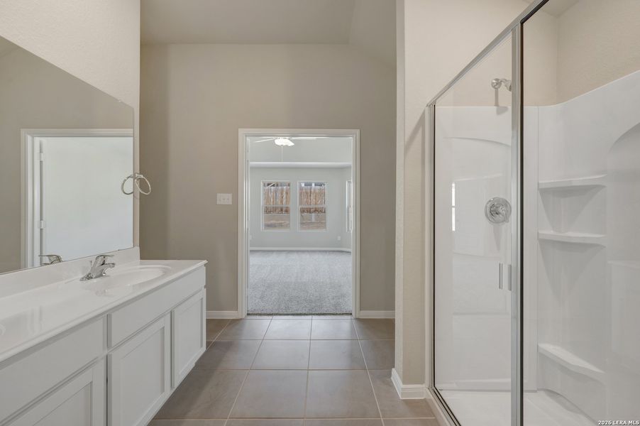 Furnished interior view inside a new home in Hunters Ranch, San Antonio (Image 9).