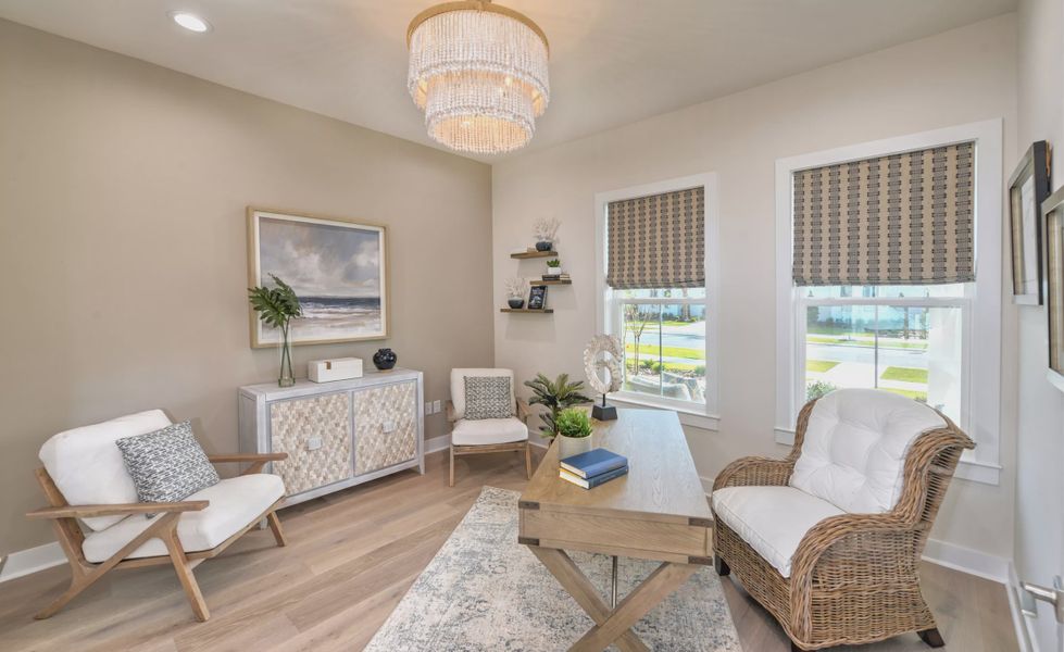 Furnished interior view inside a new home in Oakmont, Gainesville (Image 33). Furnished interior view inside a new home in Oakmont, Gainesville (Image 33).