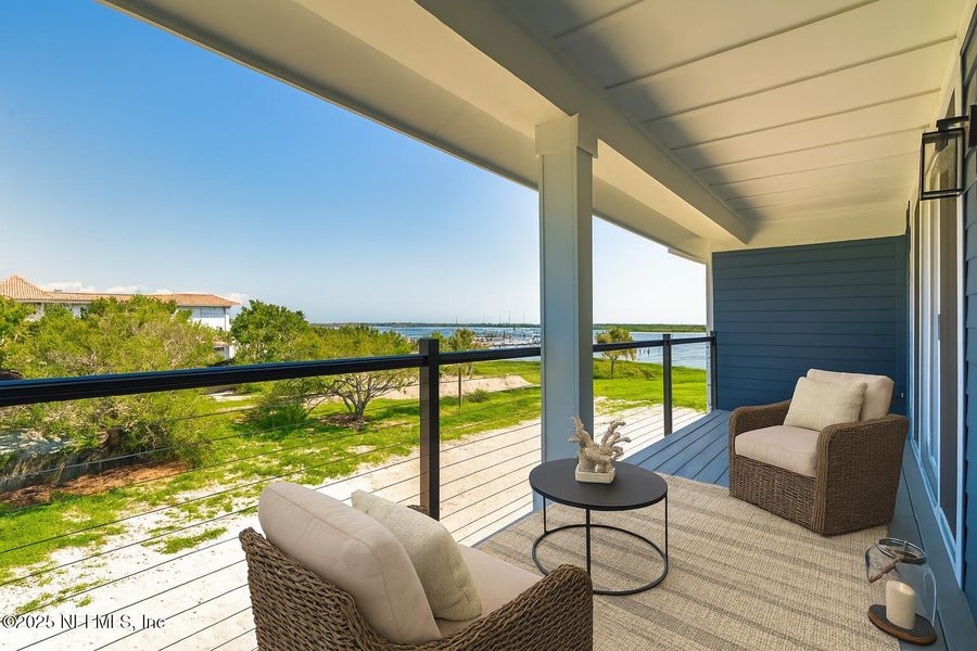Exterior details and patio area of a home in , St. Augustine (Image 4). Exterior details and patio area of a home in , St. Augustine (Image 4).