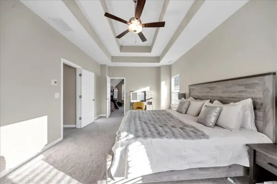 Furnished interior view inside a new home in Traditions at Cedarcrest, Dallas (Image 33).