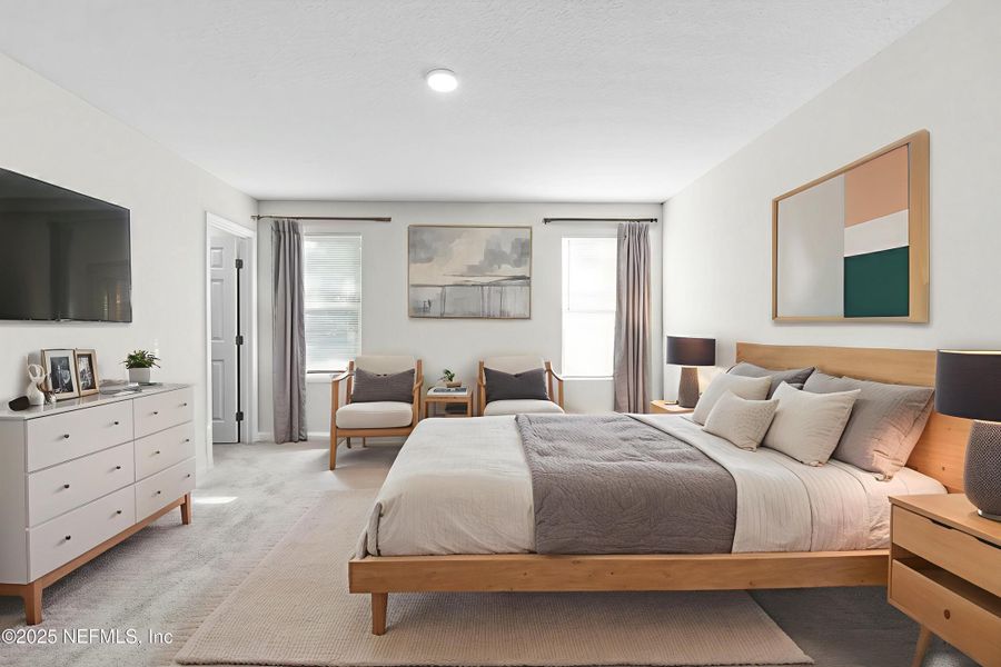 Furnished interior view inside a new home in , Jacksonville (Image 16).