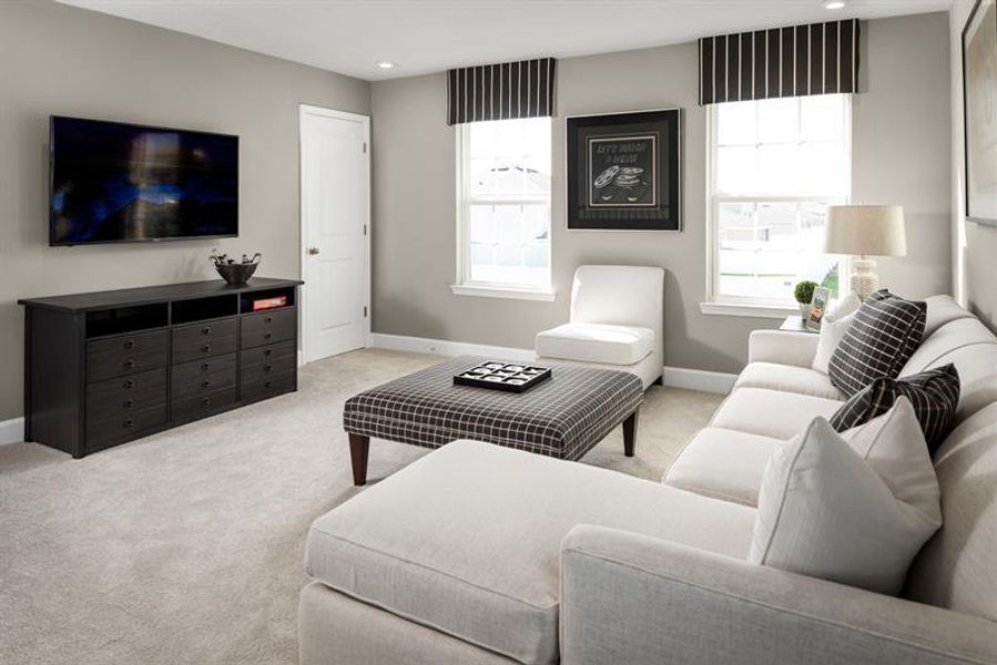 Furnished interior view inside a new home in The Crossings, St. Cloud (Image 15).