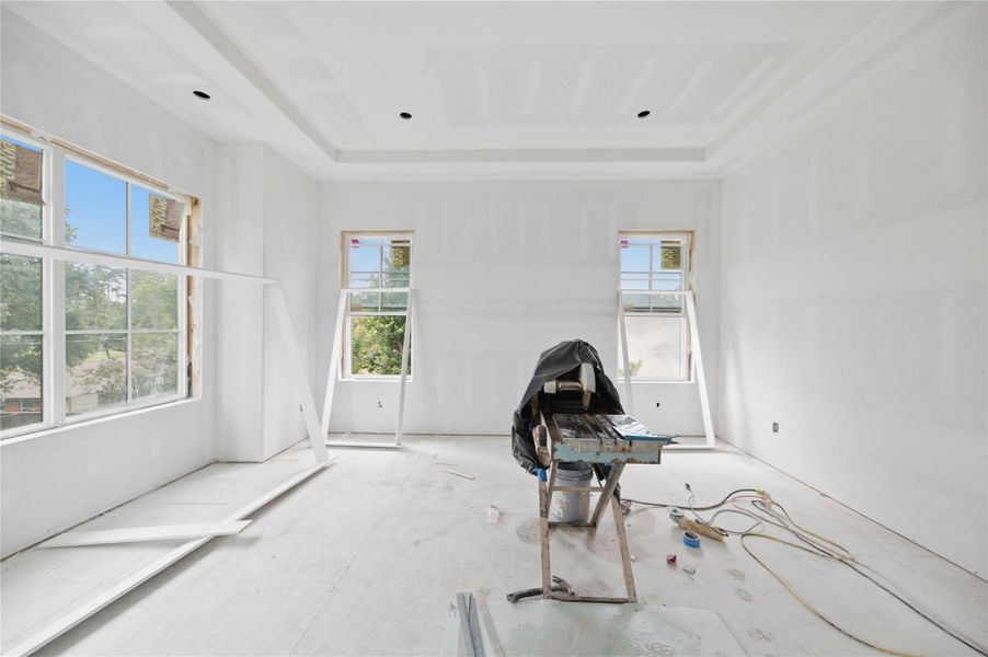 In-progress construction of a new home in , Houston, TX (Image 36).