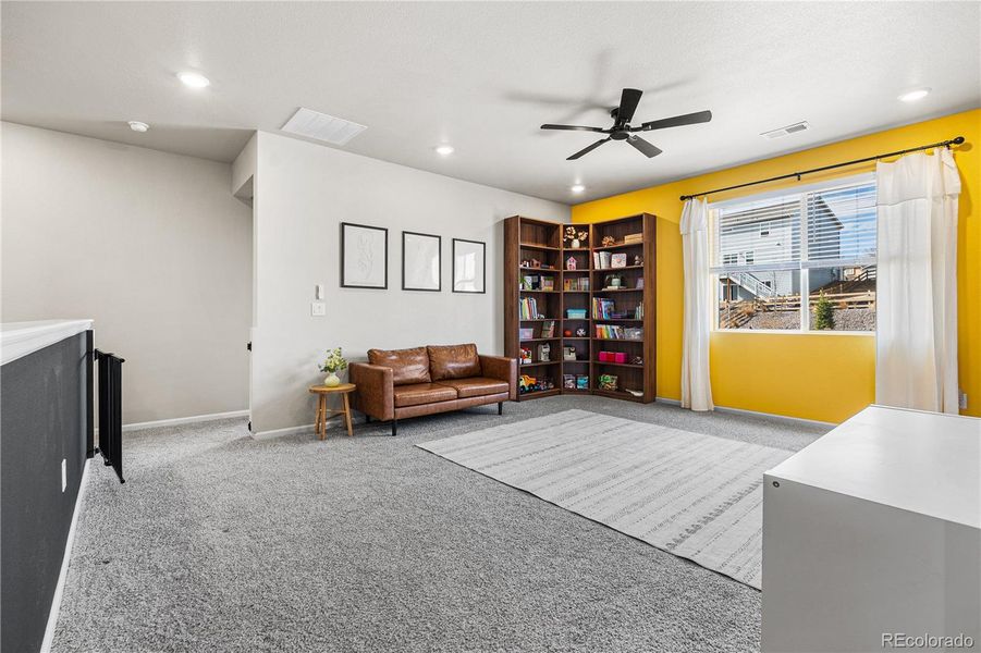 Furnished interior view inside a new home in Poudre Heights: The Alpine Collection, Windsor (Image 19).
