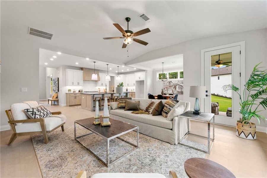 Furnished interior view inside a new home in , Canton (Image 35).