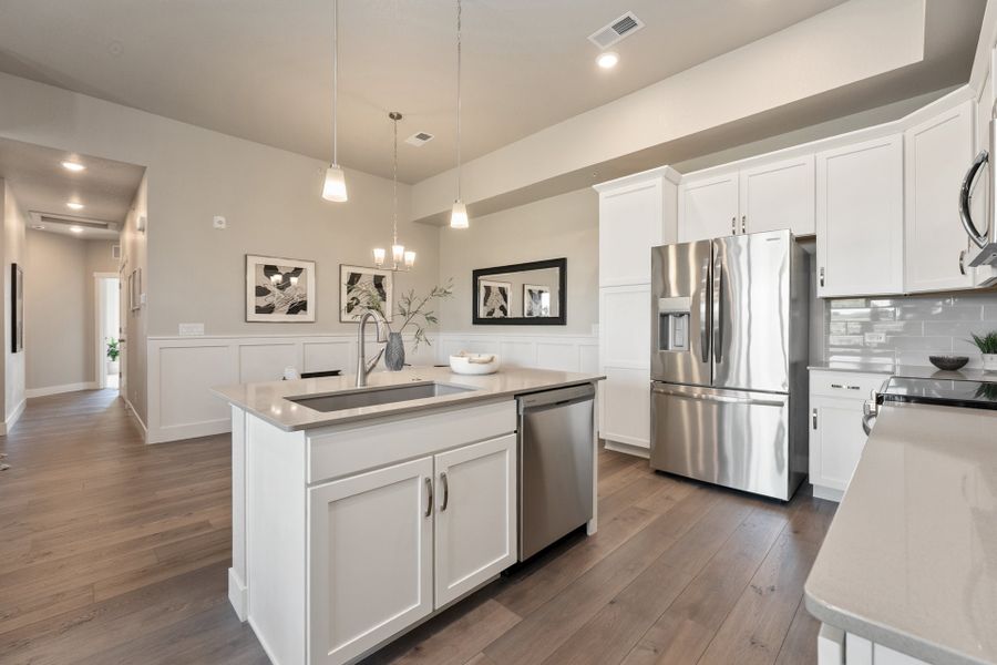 Representative furnished interior of a home built from the The Monarch by Landmark Homes in Highlands at Fox Hill, Longmont (Image 9). Representative furnished interior of a home built from the The Monarch by Landmark Homes in Highlands at Fox Hill, Longmont (Image 9).