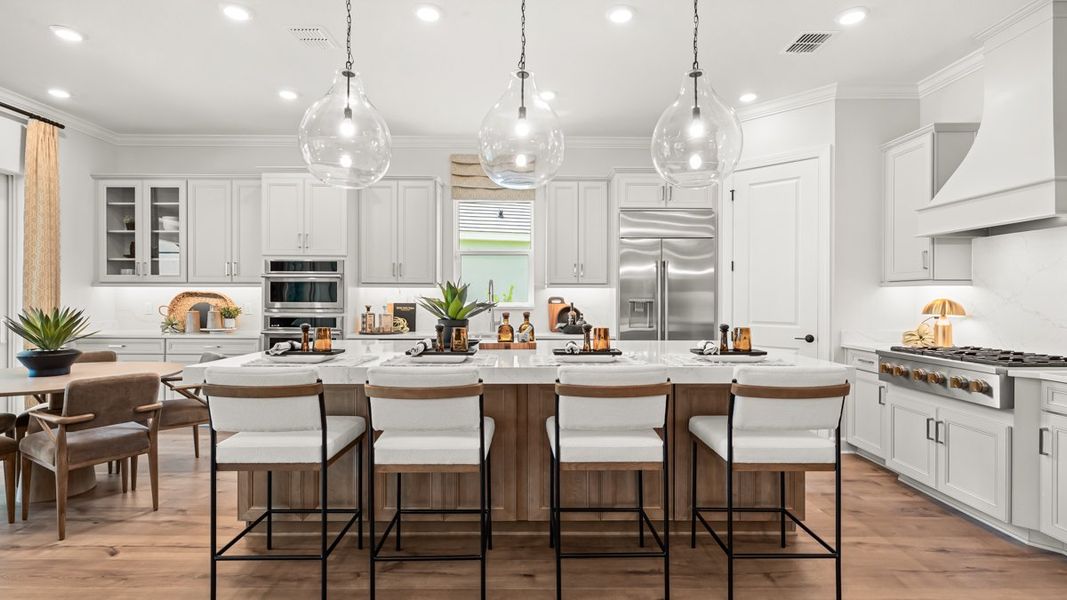 Representative furnished interior of a home built from the Pallazio II by Taylor Morrison in Esplanade at McKinnon Groves, Winter Garden (Image 12).