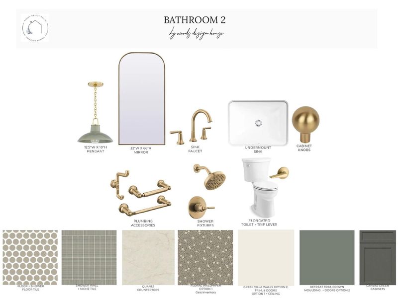 Proposed Downstairs Bath Selections! Proposed Downstairs Bath Selections!