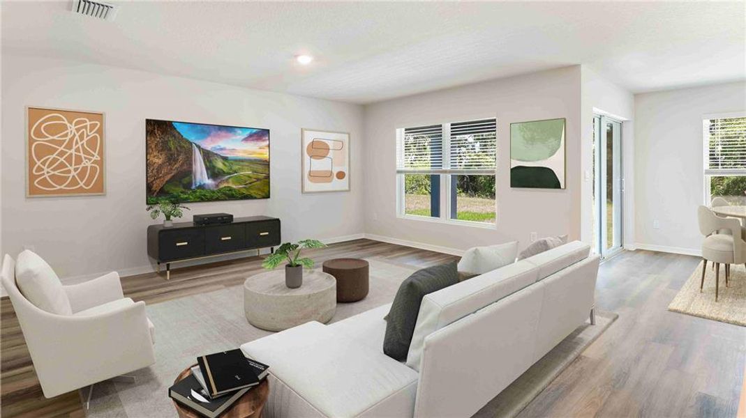 Furnished interior view inside a new home in Bella Lago, Parrish (Image 7).