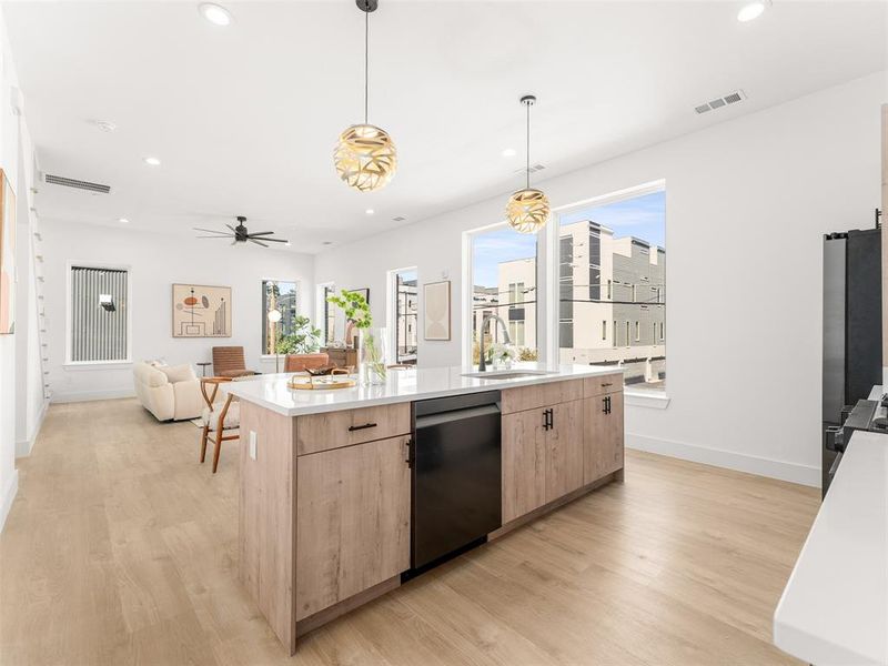 Furnished interior view inside a new home in , Dallas (Image 7). Furnished interior view inside a new home in , Dallas (Image 7).