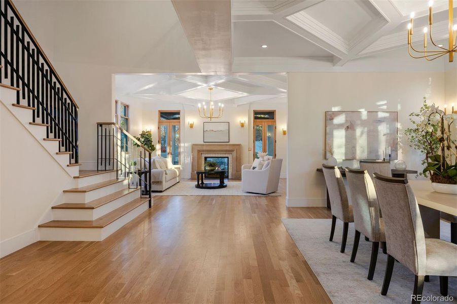 Furnished interior view inside a new home in , Denver (Image 5).