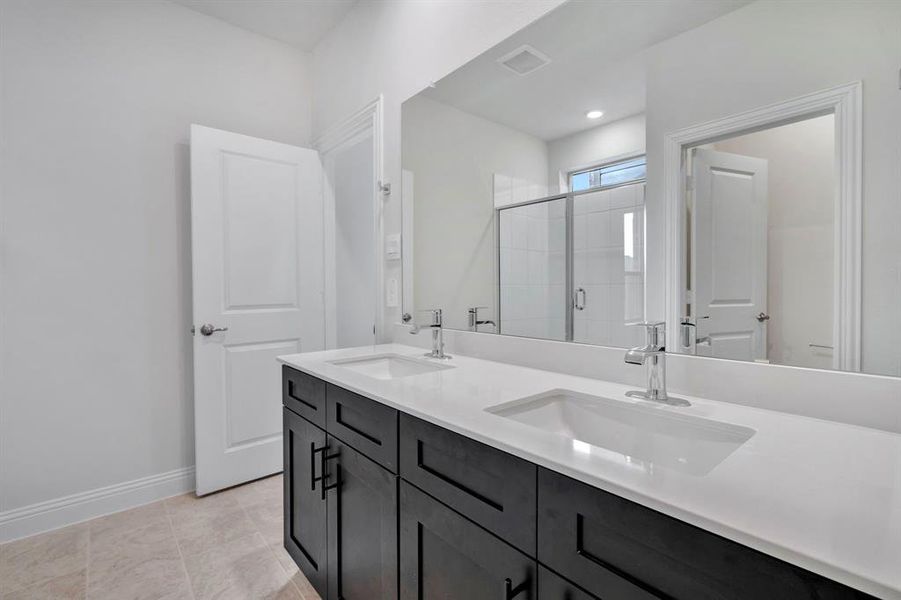Furnished interior view inside a new home in Mustang Square, Plano (Image 10).
