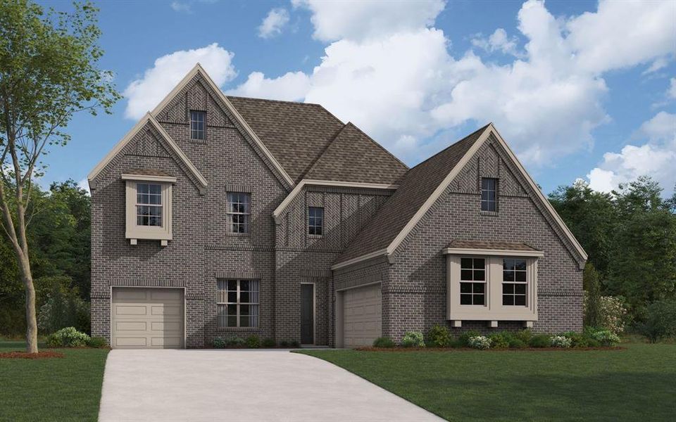 The Shenandoah II Floorplan - Tudor Exterior