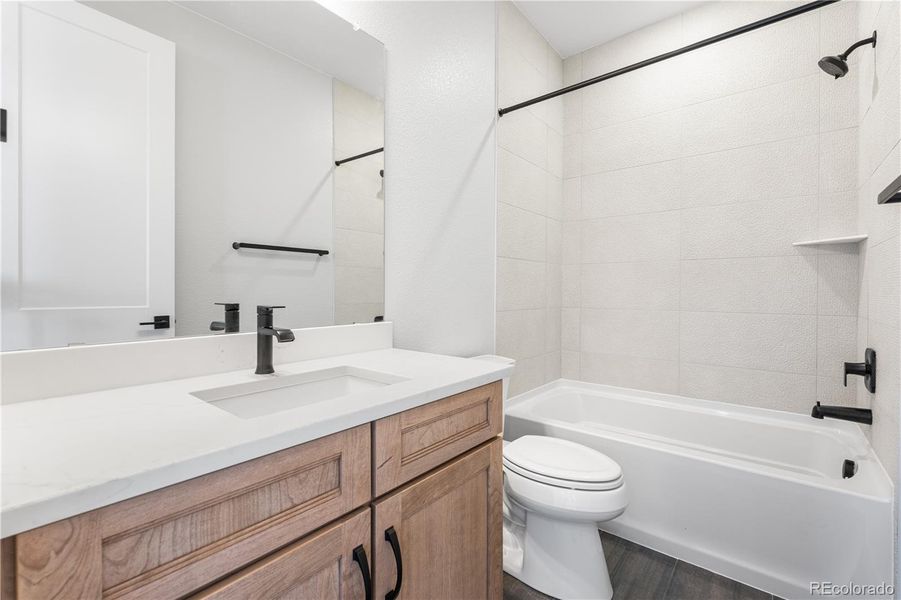 Furnished interior view inside a new home in Portrait at The Canyons, Castle Pines (Image 13).