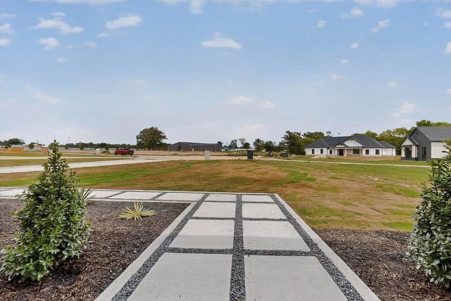 View of grassy yard View of grassy yard