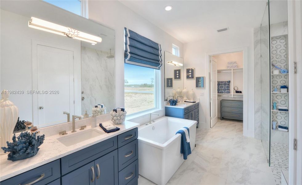 Furnished interior view inside a new home in Veranda Bay, Flagler Beach (Image 15).
