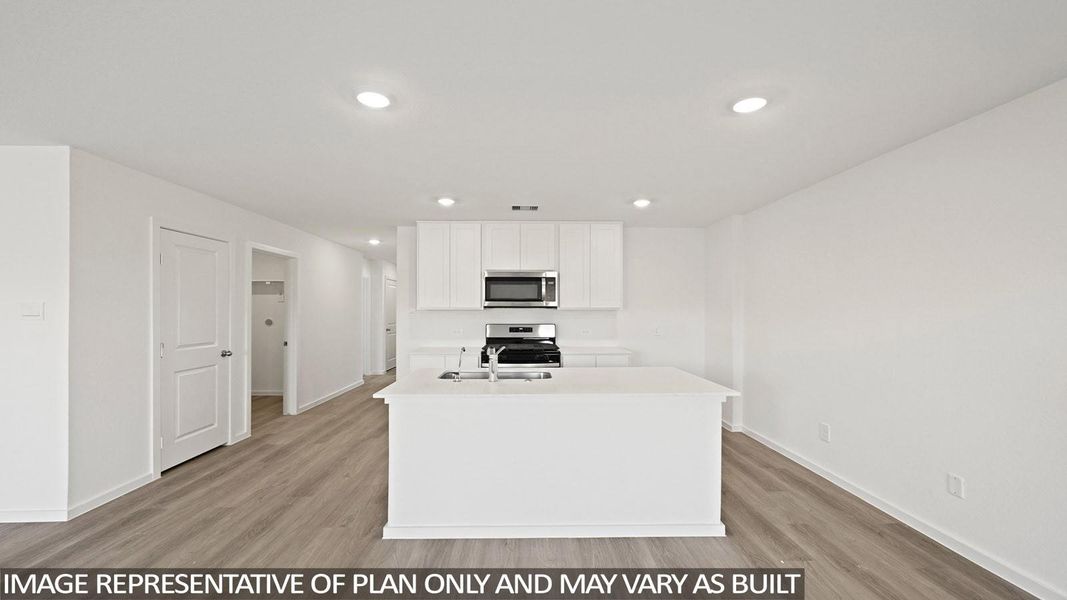 Furnished interior view inside a new home in The Canopies, Splendora (Image 4).