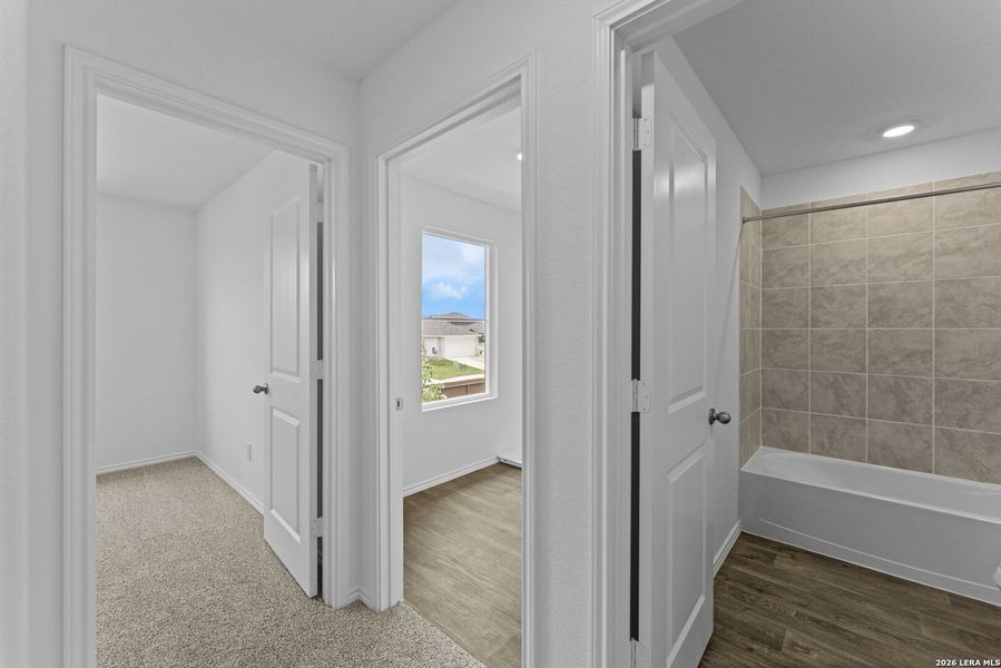 Spacious, unfurnished interior of a new home in Avenida, Converse (Image 23). Spacious, unfurnished interior of a new home in Avenida, Converse (Image 23).