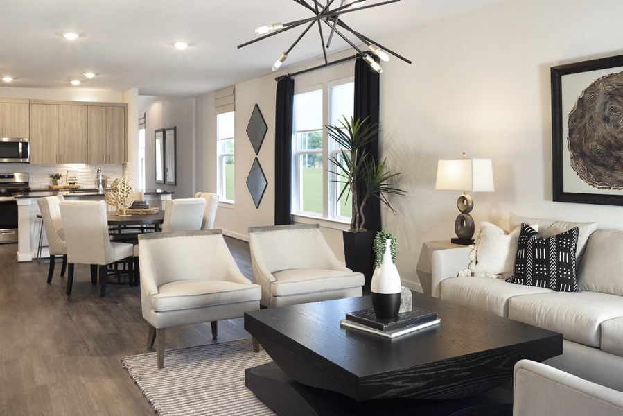 Furnished interior view inside a new home in Avondale, San Antonio (Image 7).