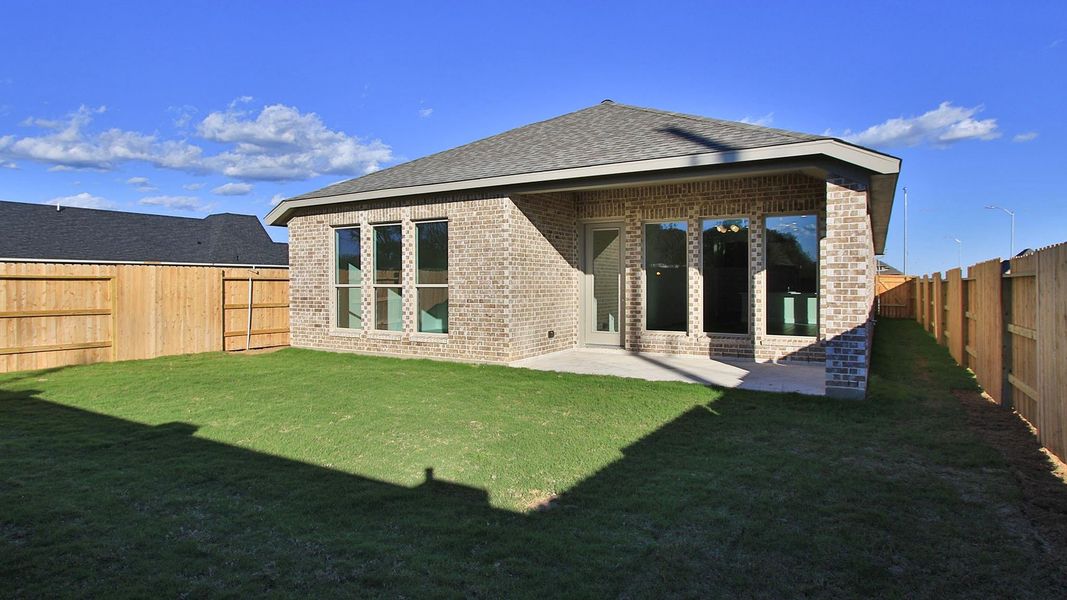 Exterior details and patio area of a home in Everly, Tomball (Image 3). Exterior details and patio area of a home in Everly, Tomball (Image 3).