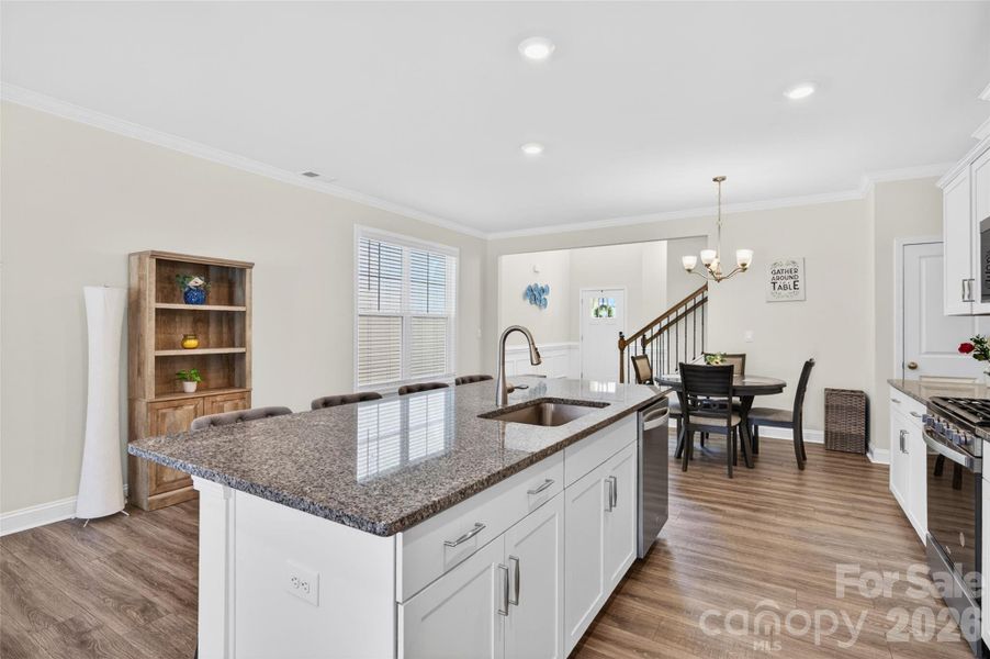 Furnished interior view inside a new home in , Sherrills Ford (Image 12).