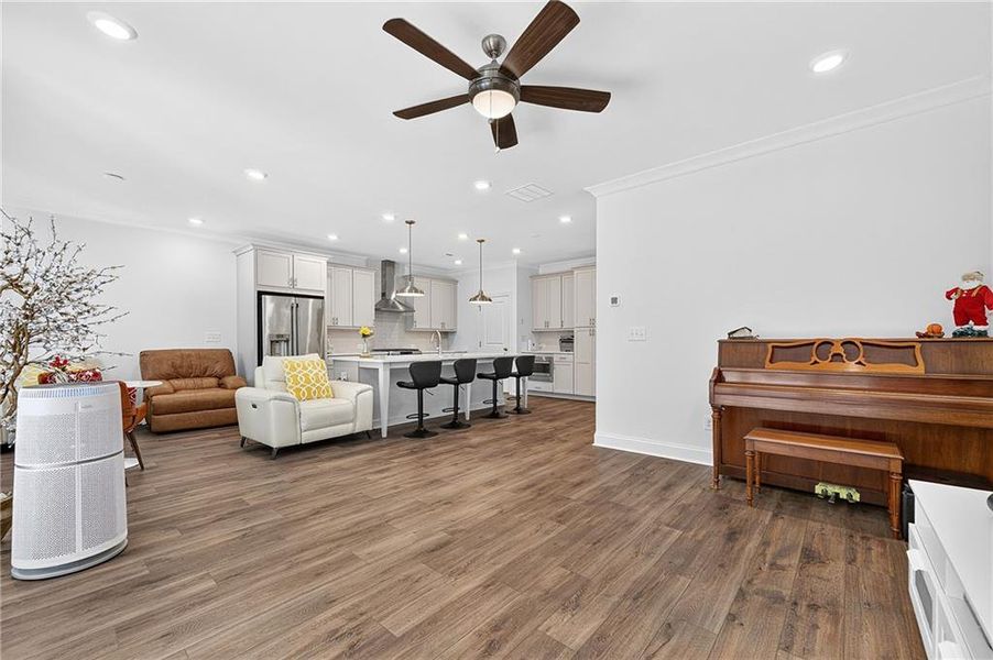 Furnished interior view inside a new home in , Suwanee (Image 13).