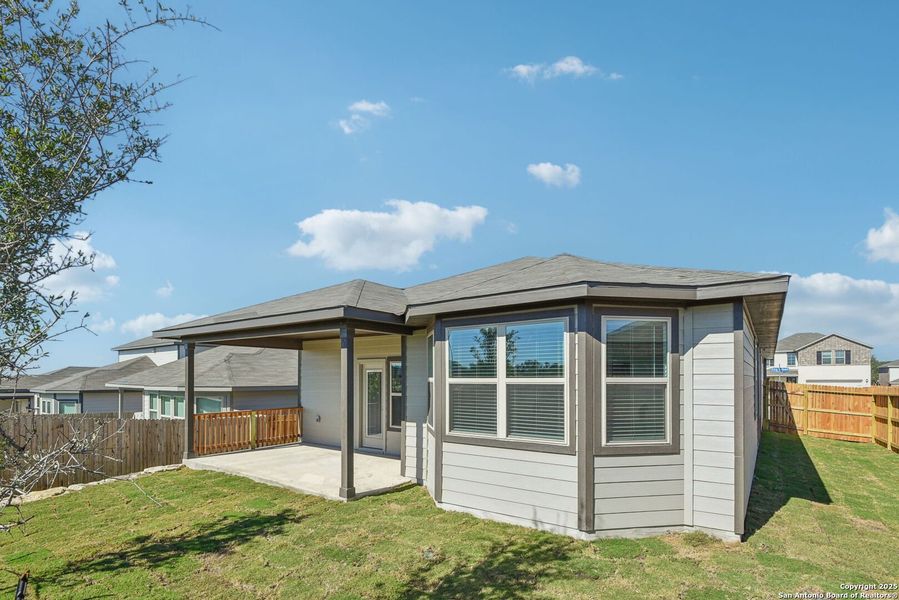 Exterior details and patio area of a home in Royal Crest, San Antonio (Image 4). Exterior details and patio area of a home in Royal Crest, San Antonio (Image 4).