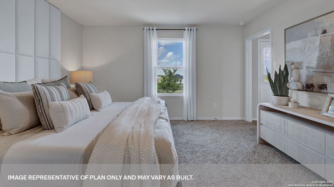 Furnished interior view inside a new home in Spring Valley, New Braunfels (Image 10).