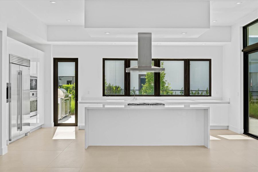 Furnished interior view inside a new home in , Weston (Image 6).