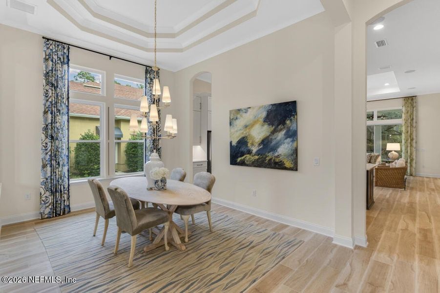 Furnished interior view inside a new home in , Fernandina Beach (Image 17).