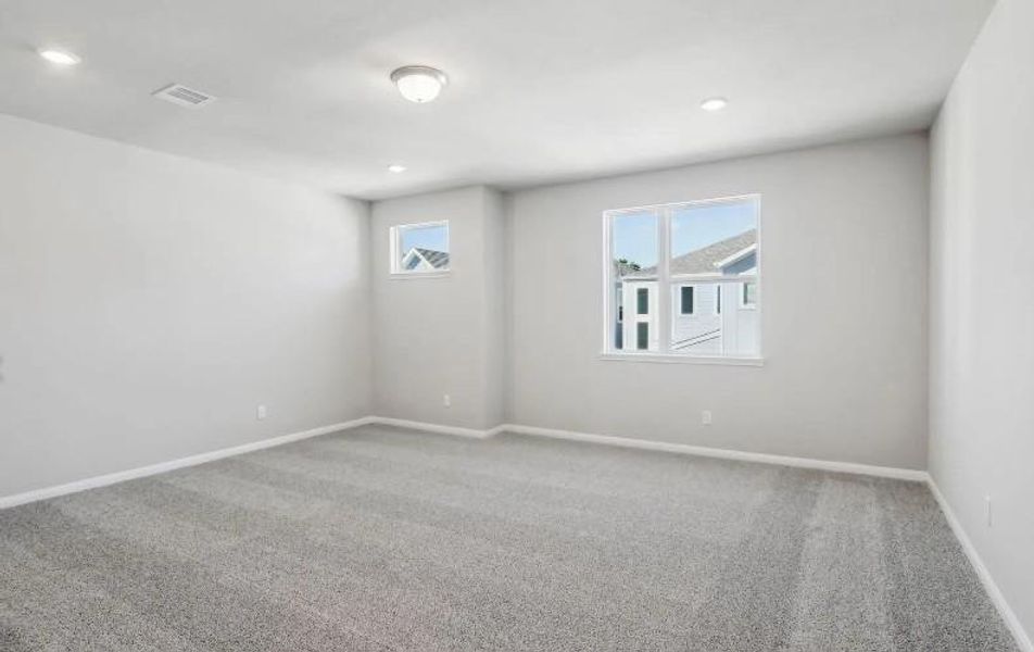 Photo is not of the actual home, but is an inspirational photo of builder’s model home and may depict options, furnishings, and/or decorator features that are not included