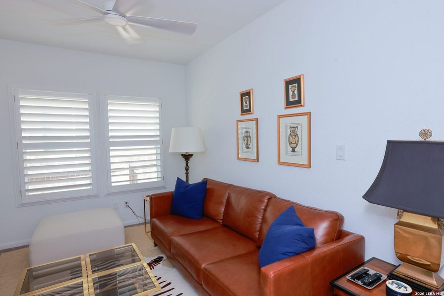 Furnished interior view inside a new home in Hidden Trails, Bulverde (Image 29).
