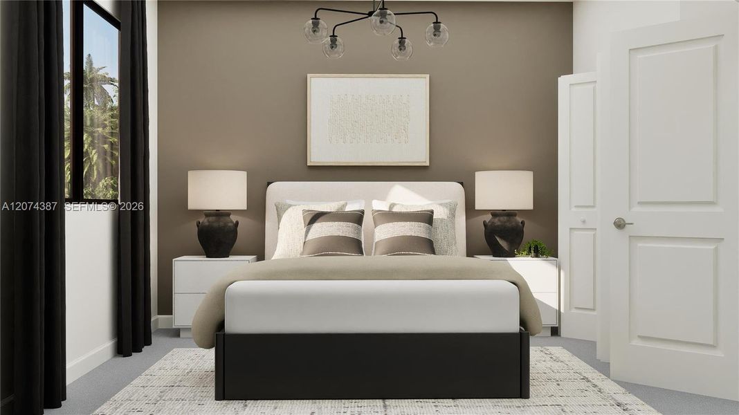 Furnished interior view inside a new home in Solterra, Sunrise (Image 7).
