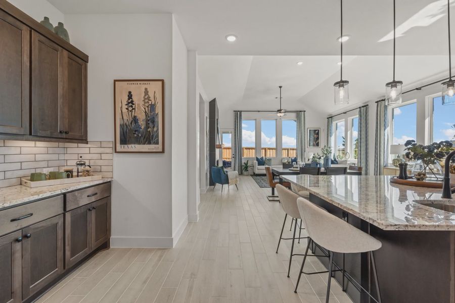 Representative furnished interior of a home built from the Nicklaus by Chesmar Homes in Riceland Alley Loads, Mont Belvieu (Image 51).