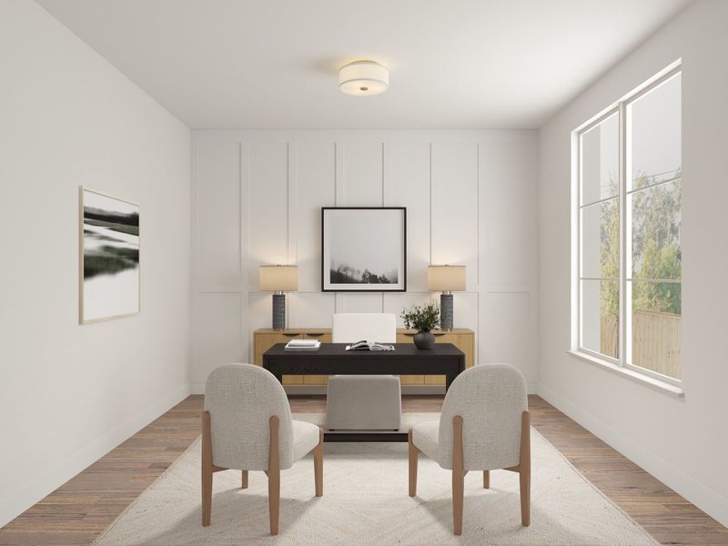 Representative furnished interior of a home built from the The Grayson by Homebound in Mosaic, Prosper (Image 6).