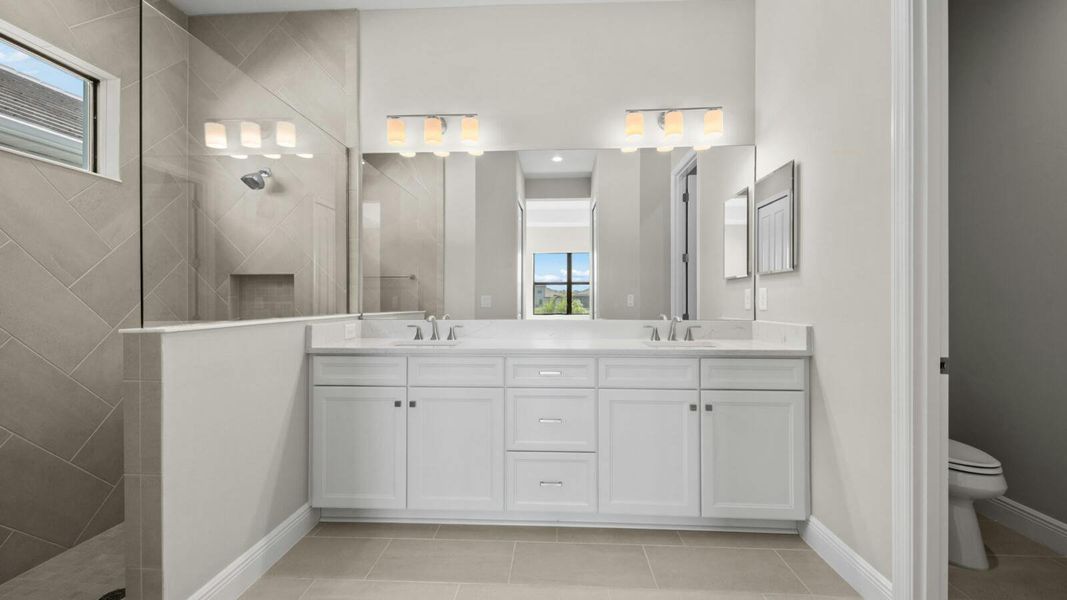 Furnished interior view inside a new home in SkySail Real Estate and Homes for Sale in Naples, FL - Neal Communities, Naples (Image 7).