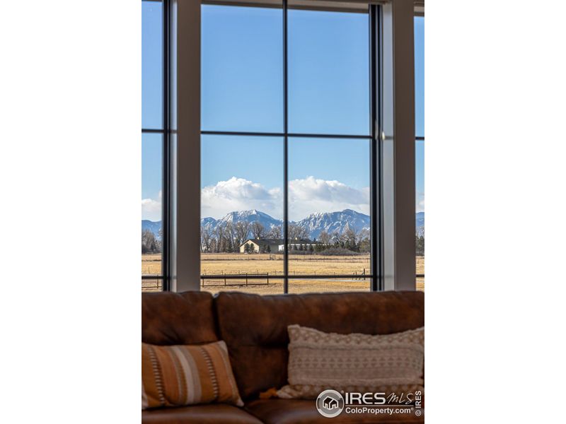 Offering picturesque mountain and meadow views from every window.