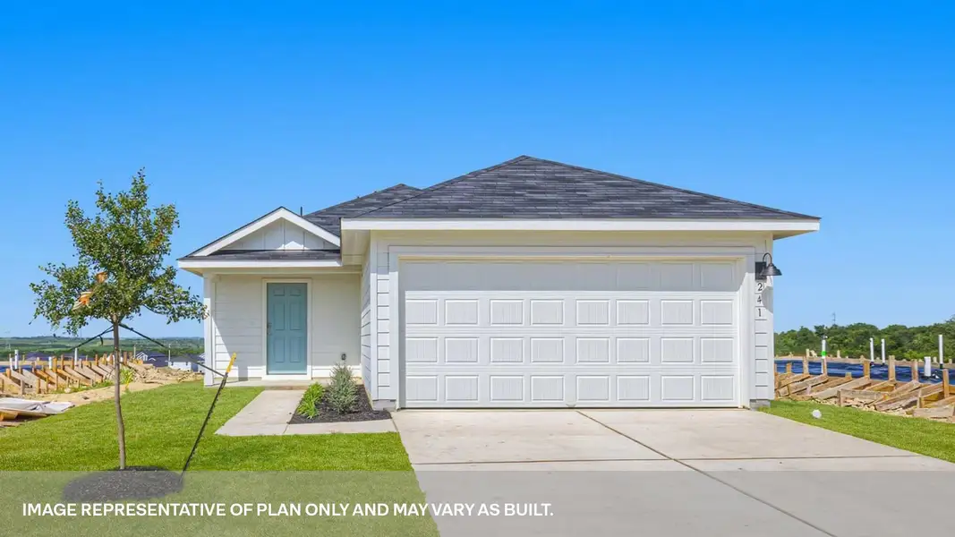 Front exterior of a new home in Bollinger, Maxwell, TX, highlighting curb appeal (Image 2). Front exterior of a new home in Bollinger, Maxwell, TX, highlighting curb appeal (Image 2).