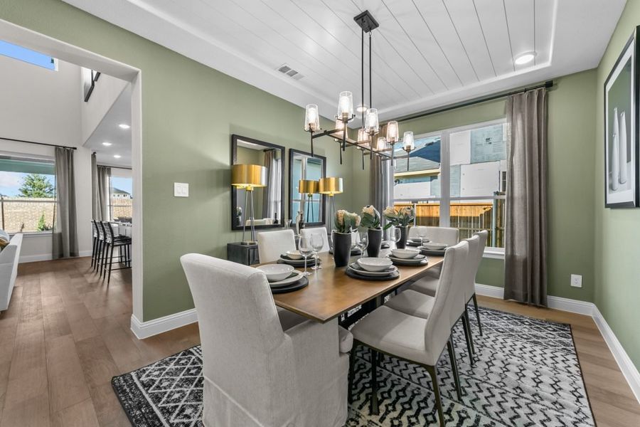 Representative furnished interior of a home built from the Harrington by Landon Homes in Lexington Frisco, Frisco (Image 19).