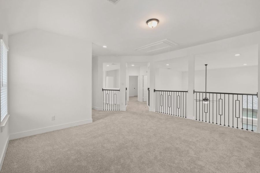 Representative unfurnished interior of a home built from the Viola by Chesmar Homes in Brookewater 45's, Rosenberg (Image 14).