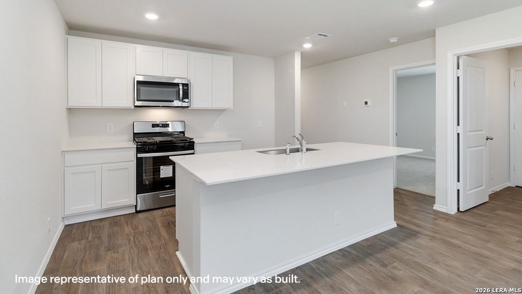 Furnished interior view inside a new home in Redbird Ranch, San Antonio (Image 14).