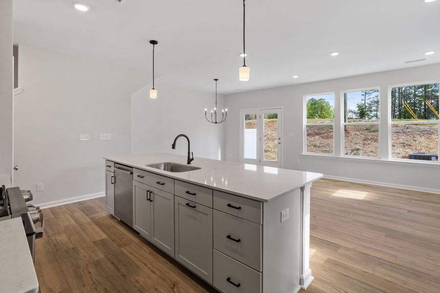 Furnished interior view inside a new home in Sweetbrier, Durham (Image 12).