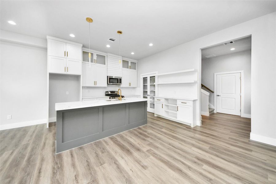 Furnished interior view inside a new home in , Houston (Image 8).