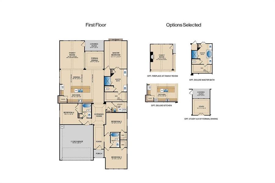 5516 Chevalier Way - Rockwall Floor Plan