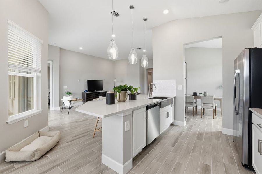 Representative furnished interior of a home built from the Aruba by Taylor Morrison in Aden North at Westview, Kissimmee (Image 5).