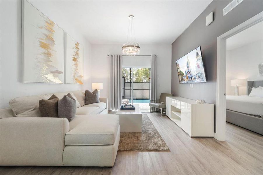 Furnished interior view inside a new home in , Davenport (Image 19). Furnished interior view inside a new home in , Davenport (Image 19).