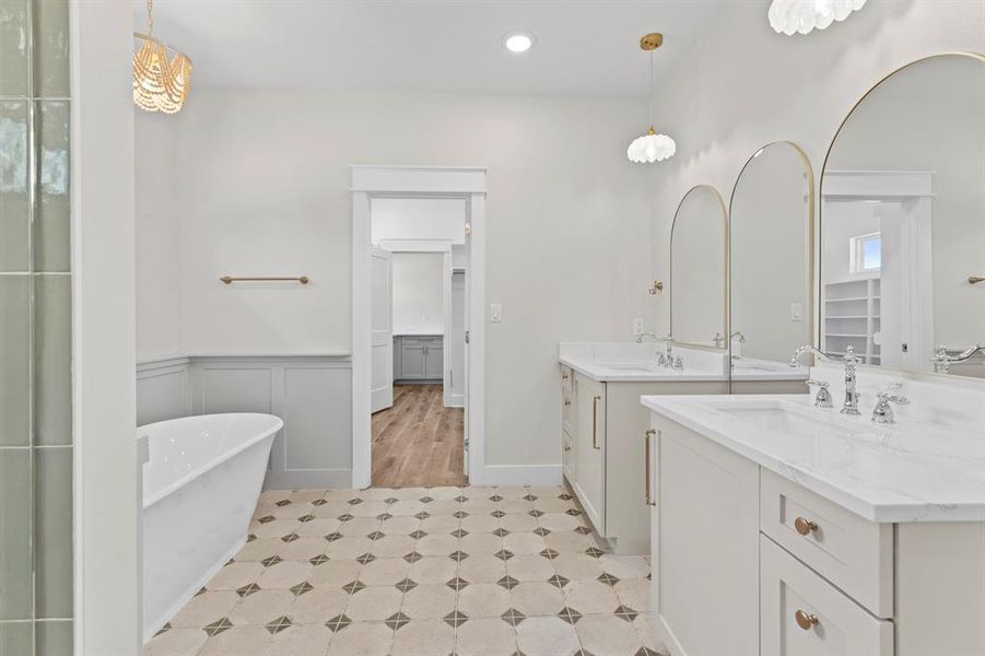 Furnished interior view inside a new home in , Lindale (Image 17).