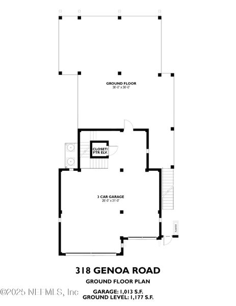 2D floor plan layout of this home in , St. Augustine, FL (Image 3).