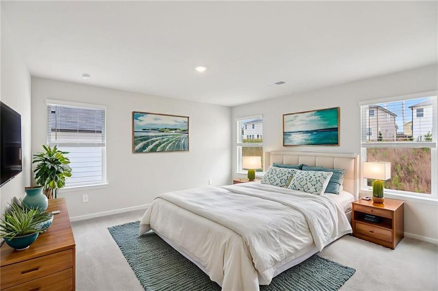 Furnished interior view inside a new home in Hawthorne Station, College Park (Image 12). Furnished interior view inside a new home in Hawthorne Station, College Park (Image 12).