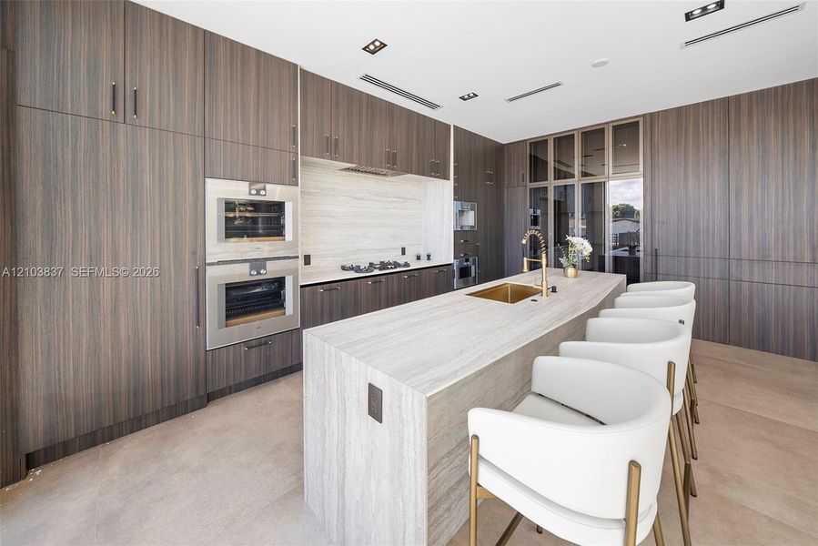 Furnished interior view inside a new home in , Miami (Image 11).
